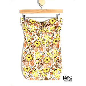 Wet Seal Floral Tunic Tube Top Size Medium